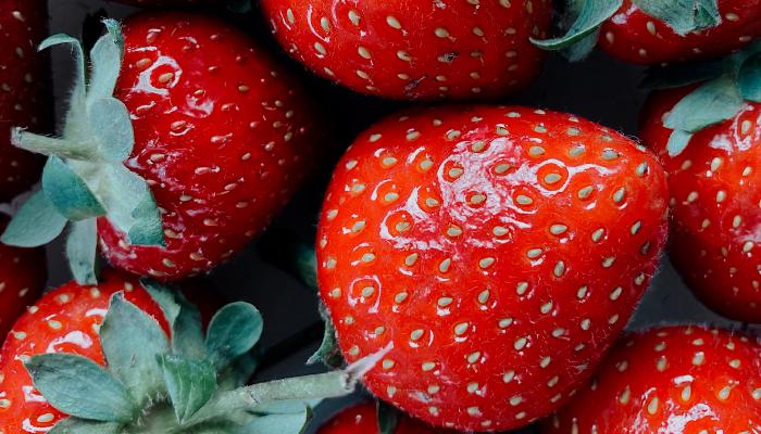 Red strawberries